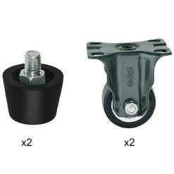 Buffalo Complete Feet And Set Of 4 Standard Castors