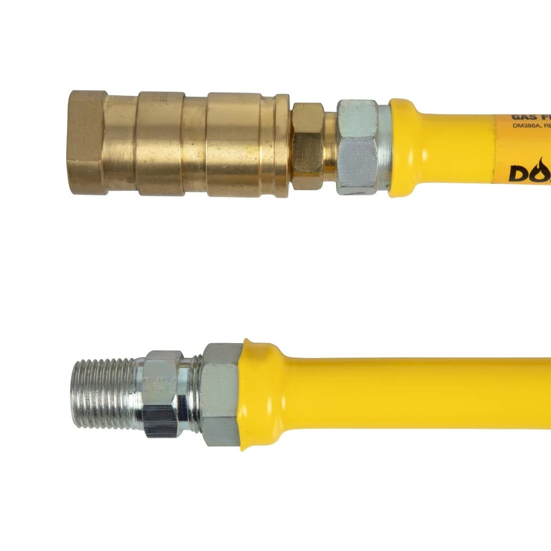 Non Branded Dormont Quick Release Gas Hose 1/2" Connection - Image 3