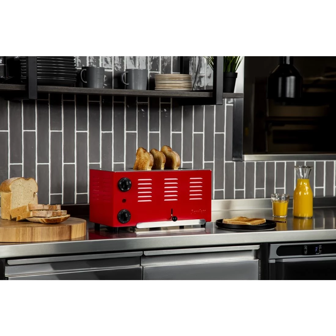 Rowlett Regent 4 Slot Toaster Traffic Red With 2x Additional Elements - Image 8