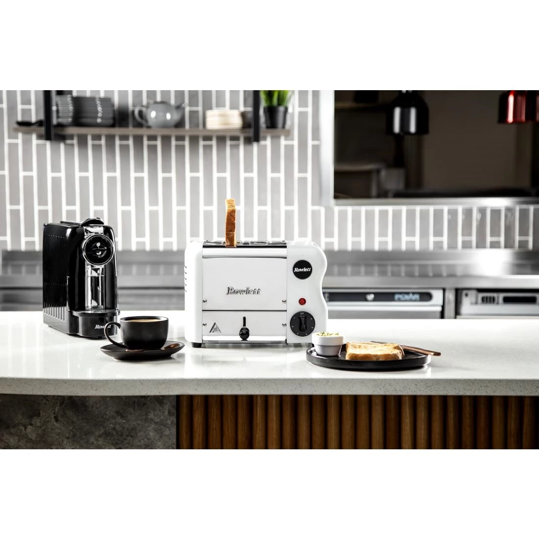 Rowlett Esprit 2 Slot Toaster White W/ 2 Additional Elements & Sandwich Cage - Image 10