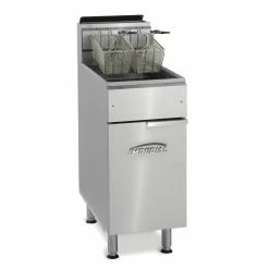 Imperial Single Tank Twin Basket Free Standing Gas Fryer IFS-40-OP