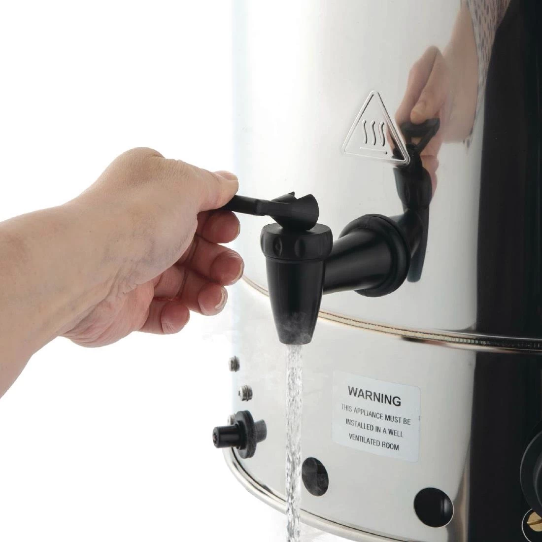 Burco Manual Fill Gas Water Boiler 20Ltr MFGS20SS - Image 2