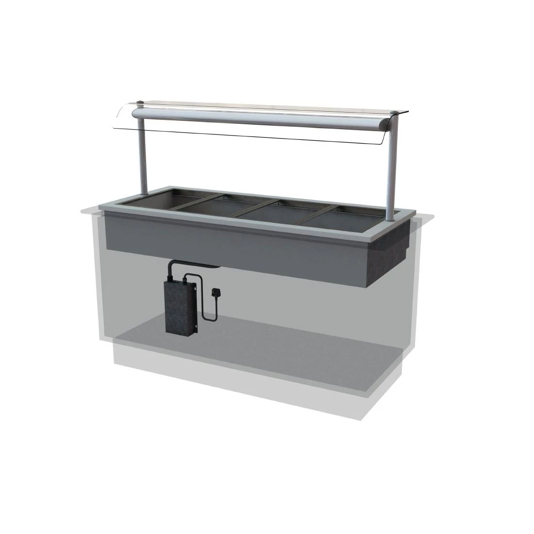 Designline Drop In Dry Heat Bain Marie HBM4