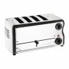 Rowlett Esprit 4 Slot Toaster Chrome W/2x Additional Elements & Sandwich Cage