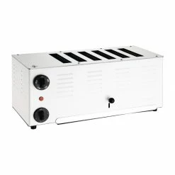 Rowlett Regent 6 Slot Toaster White With 2x Additional Elements