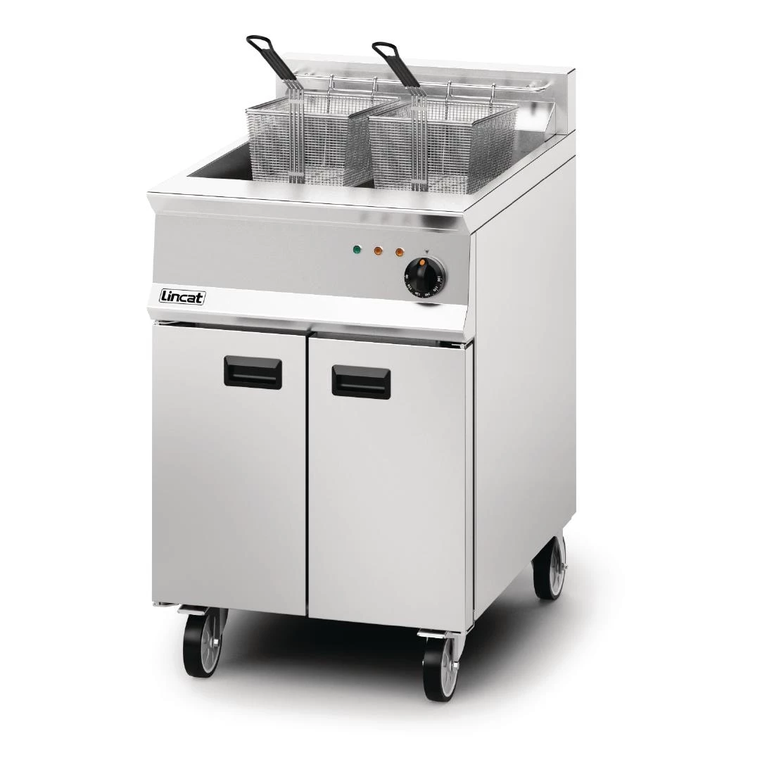 Lincat Opus 800 Single Tank Twin Basket Free Standing Electric Fryer OE8108 - Image 2
