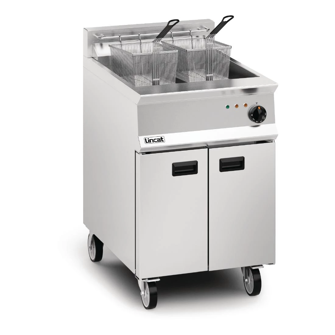 Lincat Opus 800 Single Tank Twin Basket Free Standing Electric Fryer OE8108