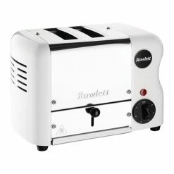 Rowlett Esprit 2 Slot Toaster White W/ 2 Additional Elements & Sandwich Cage