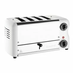 Rowlett Esprit 4 Slot Toaster White W/2x Additional Elements & Sandwich Cage