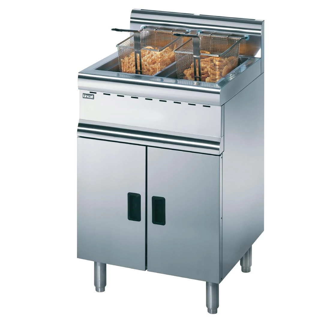 Lincat Twin Tank Twin Basket Free Standing Gas Fryer J10