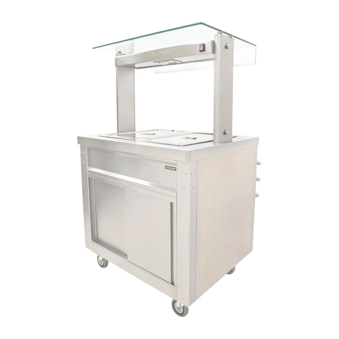 Parry Flexi-Serve Ambient GN Buffet Bar With Chilled Cupboard - Image 2