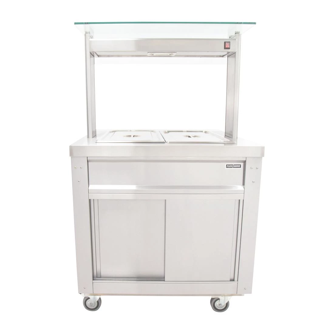 Parry Flexi-Serve Ambient GN Buffet Bar With Chilled Cupboard