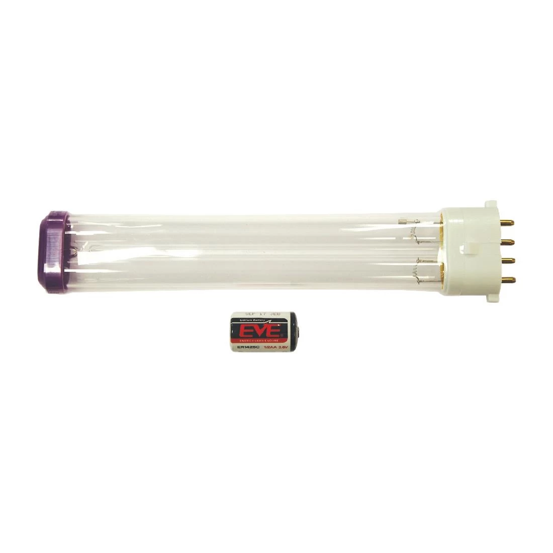 HyGenikx System Shatter-proof Replacement Lamp And Battery Purple Cap HGX-30-F