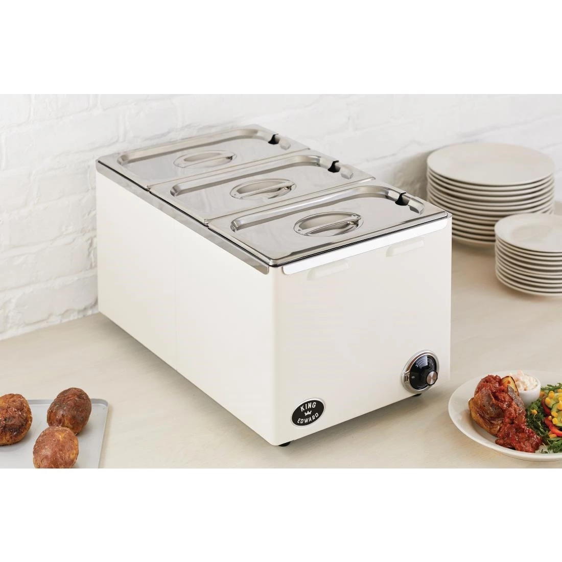 King Edward Wet And Dry Heat Bain Marie Cream - Image 2