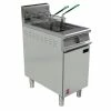 Falcon Dominator Plus Twin Basket Gas Fryer With Filtration & Fryer Angel