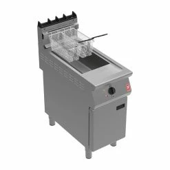 Falcon F900 Twin Basket Fryer On Feet With Fryer Angel