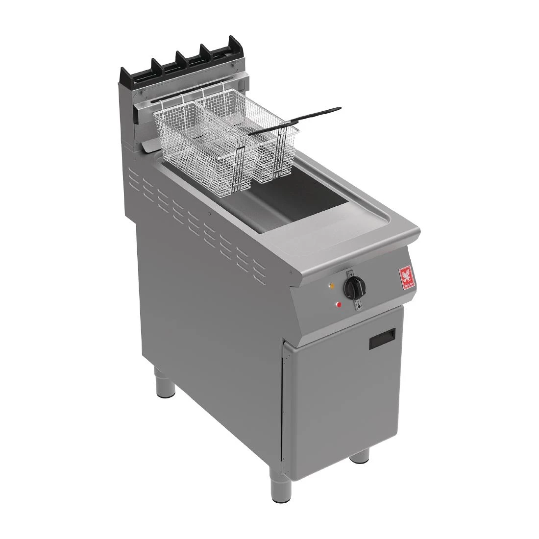 Falcon F900 Twin Basket Fryer On Feet With Fryer Angel