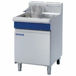 Blue Seal Single Tank Twin Basket Free Standing Gas Fryer GT60