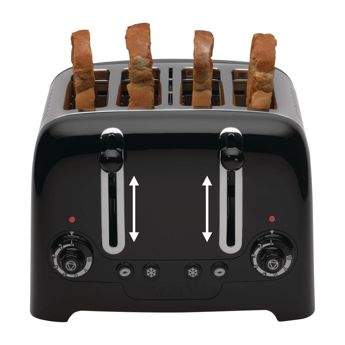 Dualit 4 Slice Lite Toaster Black 46205 - Image 3