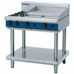 Blue Seal Evolution Cooktop 2 Open/1 Griddle Burner On Stand 900mm