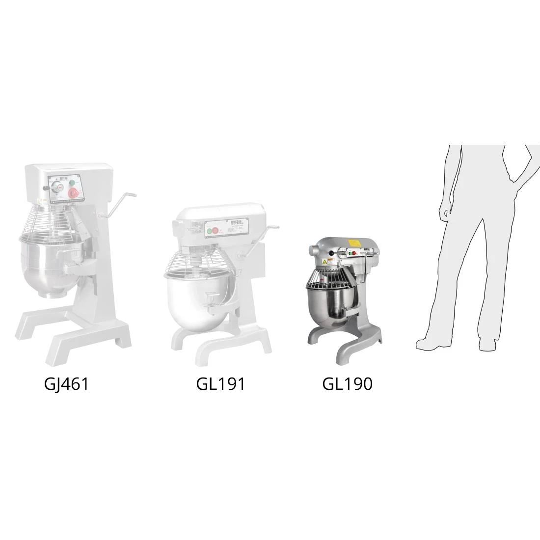 Buffalo 9Ltr Planetary Mixer - Image 3