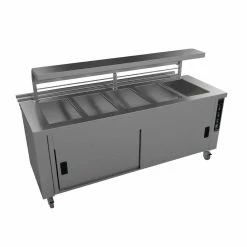 Falcon Chieftain 5 Well Heated Servery Counter With Trayslide HS5