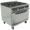 Falcon Dominator Plus Gas Oven Range 6 Burner With Castors G3101D