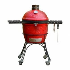Kamado Joe Classic Joe II Ceramic Charcoal Grill Red