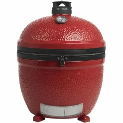 Kamado Joe Big Joe II Stand Alone Ceramic Charcoal Grill Red