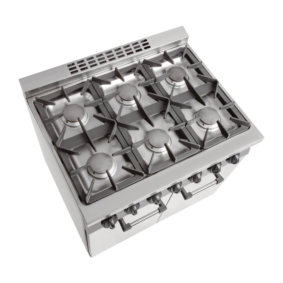 Buffalo 6 Burner Gas Oven Range With Castors - Image 7