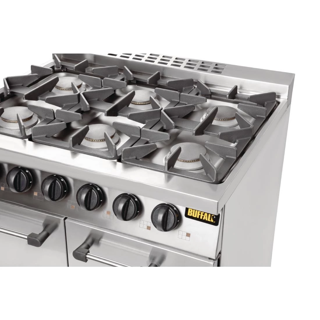 Buffalo 6 Burner Gas Oven Range With Castors - Image 6