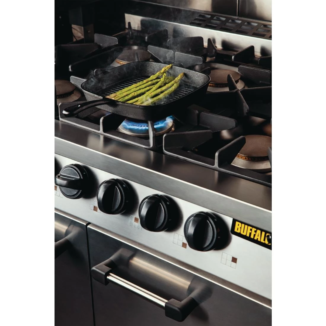 Buffalo 6 Burner Gas Oven Range With Castors - Image 8