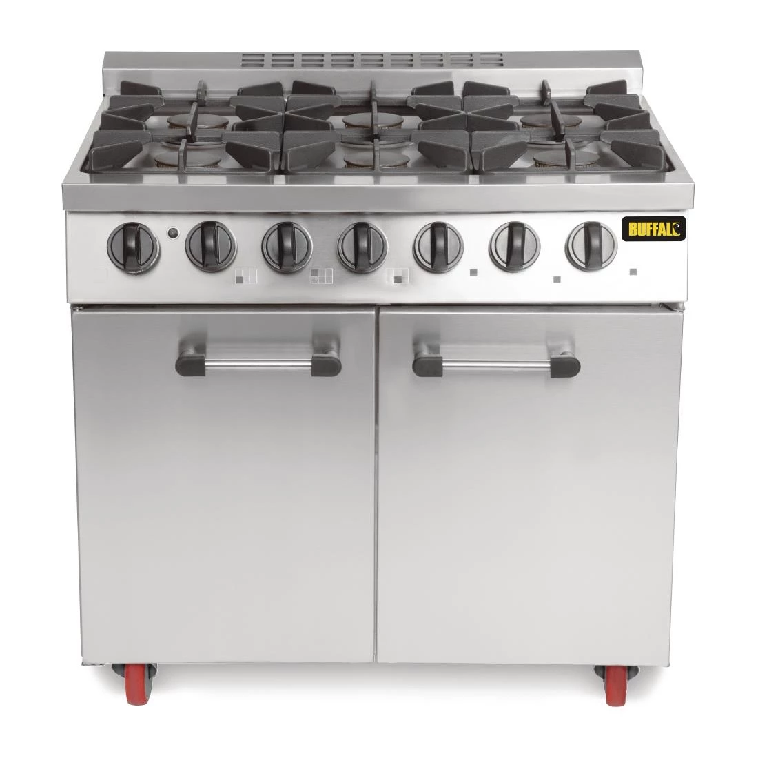 Buffalo 6 Burner Gas Oven Range With Castors - Image 11