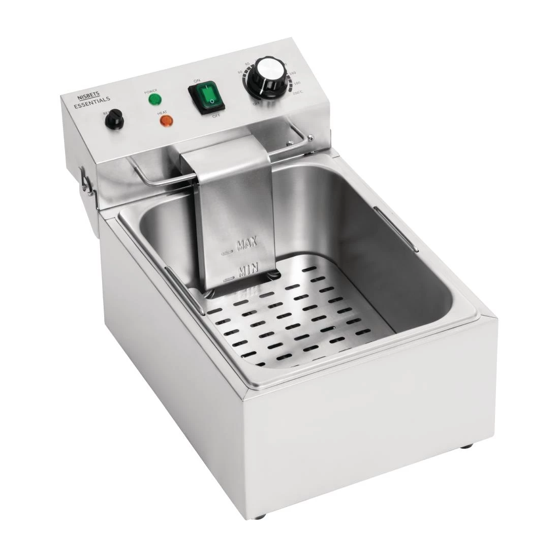 Nisbets Essentials Single Tank Electric Fryer - Image 3