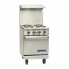 Imperial IR4STUB Four Burner Gas Oven Range With Splashback