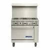 Imperial IR6SPLASHBACK Six Burner Gas Oven Range With Splashback