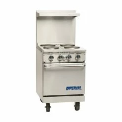 Imperial Four Burner Gas Oven Range With Splashback LPG IR-4-STUB