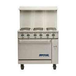 Imperial 6 Ring Electric Range IR-6-E 6 1PH