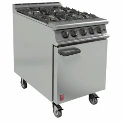 Falcon 4 Burner Dominator Plus Gas Oven Range G3161 With Castors