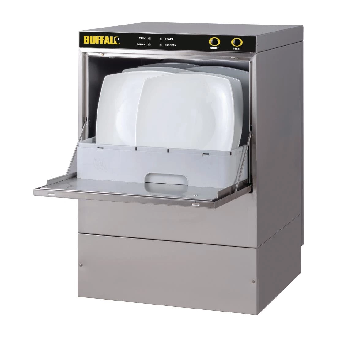 Buffalo 500mm Commercial Dishwasher With Drain Pump D50 - Image 3