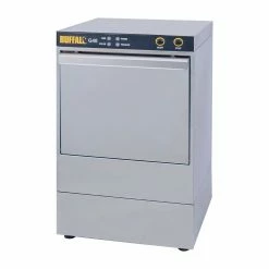 Buffalo Undercounter Glasswasher With Drain Pump 400x400mm Baskets