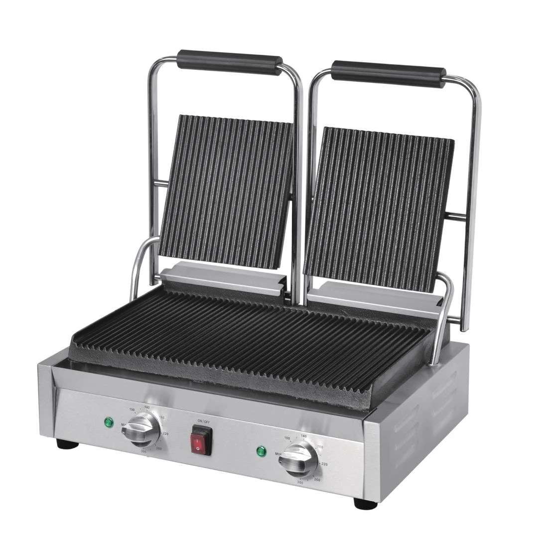 Buffalo Bistro Double Ribbed Contact Grill - Image 4
