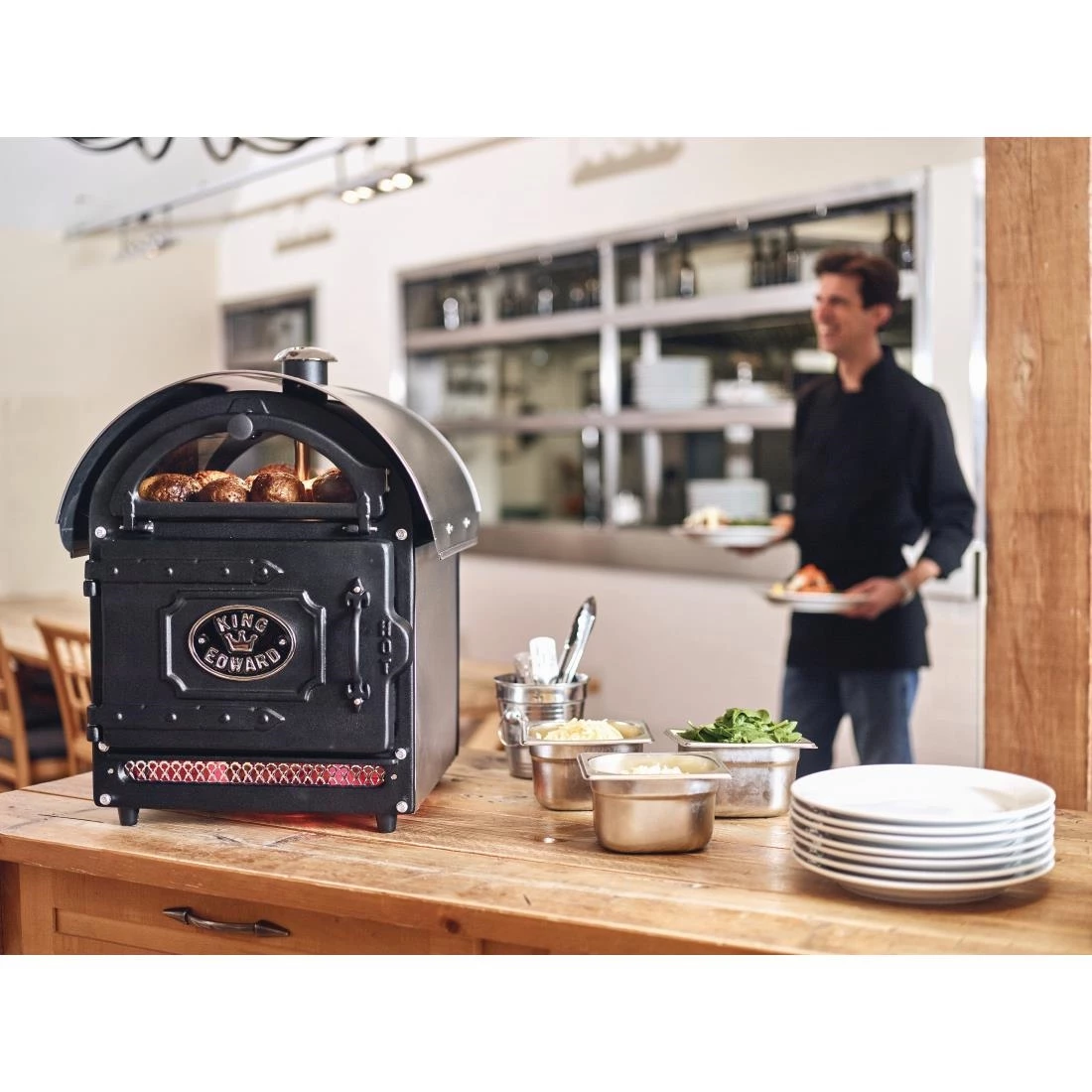 King Edward Potato Baker Small Stainless Steel PB1FV - Image 7