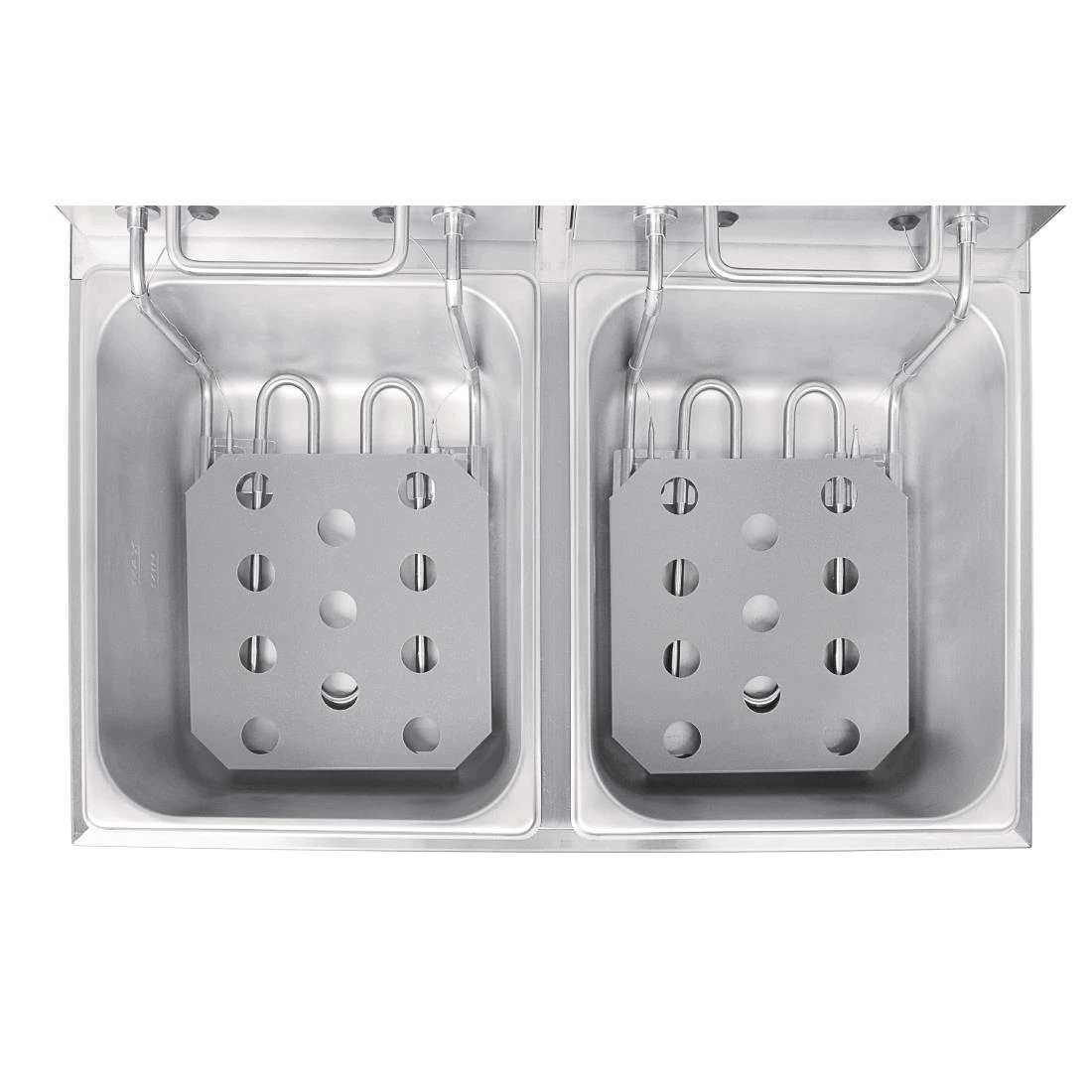 Buffalo Twin Tank Twin Basket 2x5Ltr Countertop Fryer With Timers 2x2.8kW - Image 3