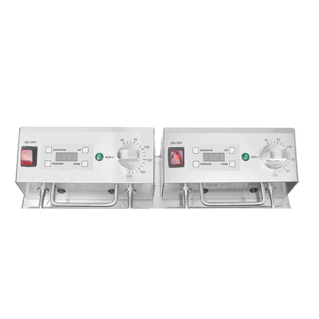 Buffalo Twin Tank Twin Basket 2x5Ltr Countertop Fryer With Timers 2x2.8kW - Image 4