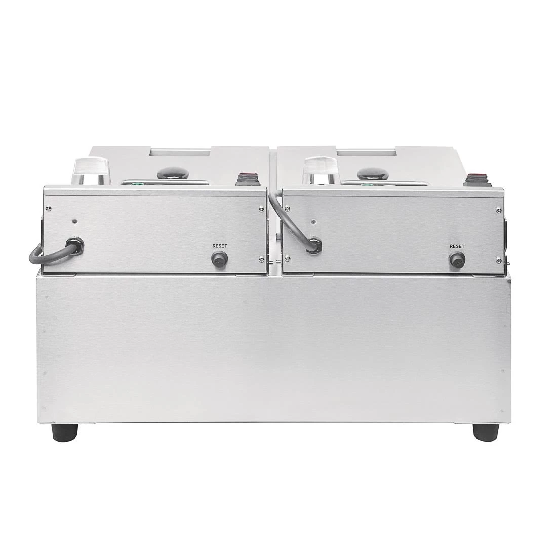 Buffalo Twin Tank Twin Basket 2x5Ltr Countertop Fryer With Timers 2x2.8kW - Image 5