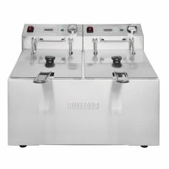 Buffalo Twin Tank Twin Basket 2x5Ltr Countertop Fryer With Timers 2x2.8kW