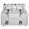 Buffalo Twin Tank Twin Basket 2x8Ltr Countertop Fryer With Timers 2x2.9kW