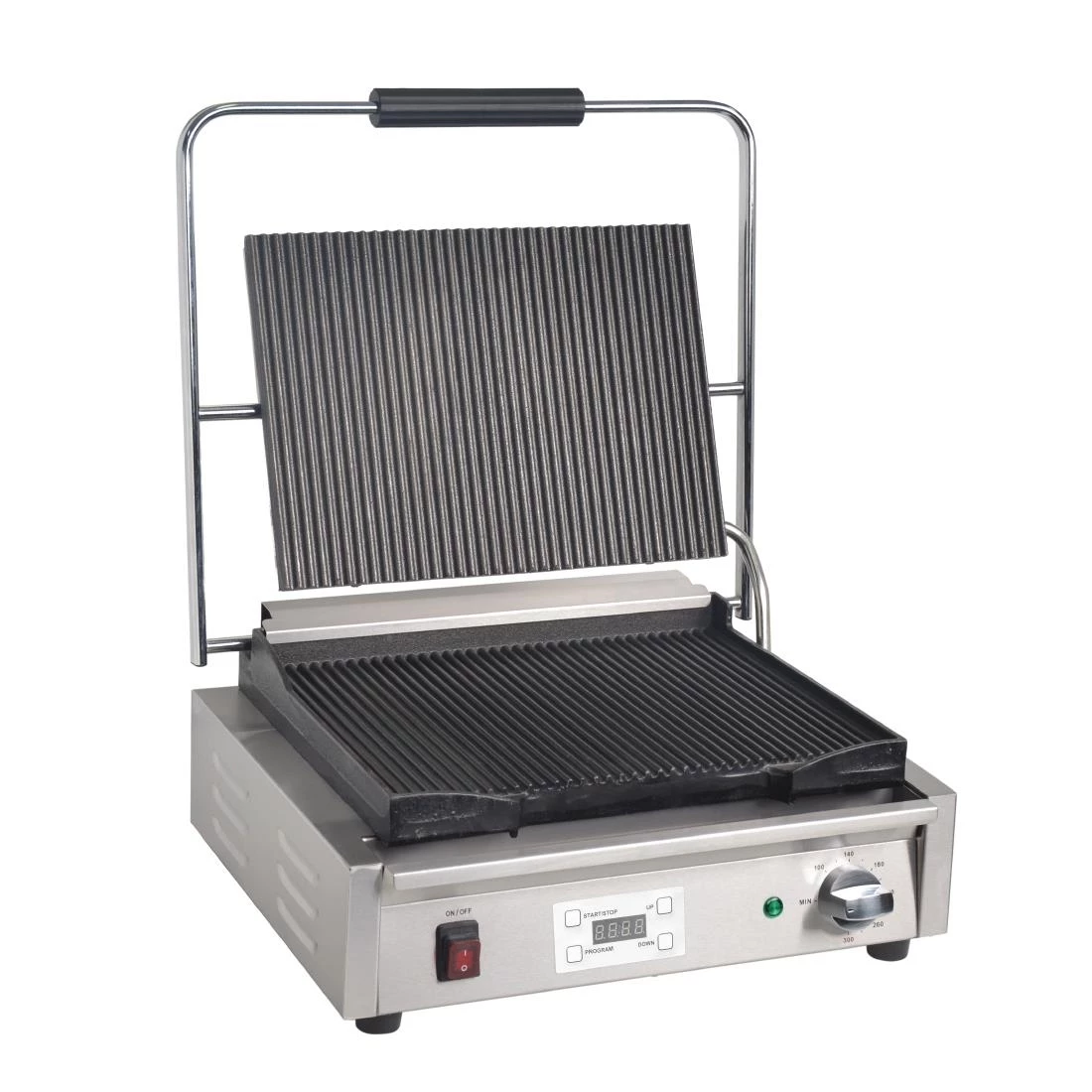 Buffalo Large Ribbed Contact Grill - Image 5