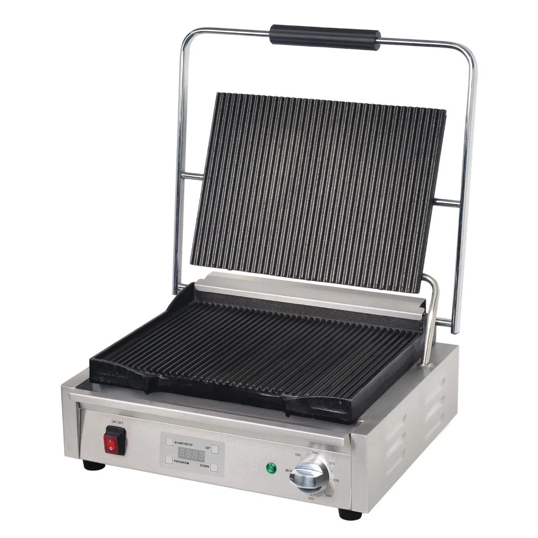 Buffalo Large Ribbed Contact Grill - Image 6